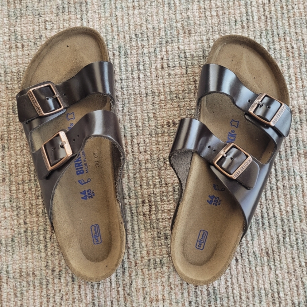 Birkenstock Men's Arizona Soft Footbed Slide Sandal (Size: 11.5 US/ 44 EU)